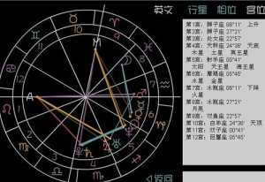 谢楠星盘分析 谢楠八字排盘