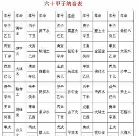 八字排盘如何看纳音五行 八字排盘如何看纳音