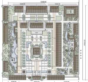 佛教寺庙布局 佛教寺庙布局效果图