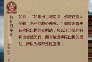 为什么叫共同外前行 共同外前行生西法师