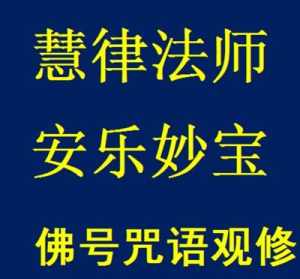 慧侓法师治病咒语 浄慧法师