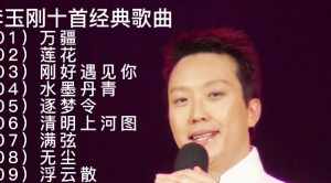 李玉刚唱佛教歌曲 李玉刚佛歌莲花演唱会