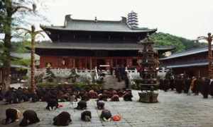 东林寺莲宗定圆法师 东林寺祖庭莲香楼