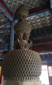 石家庄毗卢寺院里佛像 石家庄 毗卢寺