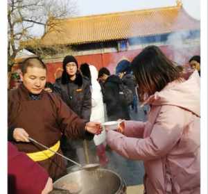 寺院送粥活动 寺院送米功德