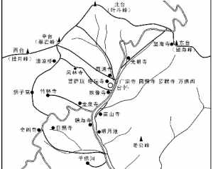 五台山寺庙分布详细地图 最旺 五台山寺庙分布