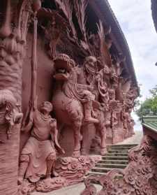 四川绵阳圣水寺佛像群雕 四川绵阳圣水寺佛像