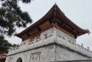 寺庙里面的建筑 寺庙有一方小建筑很好看