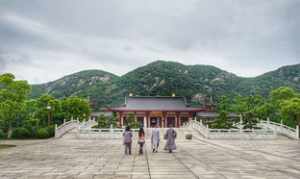 佛教寺院布局讲解 寺院布局平面图