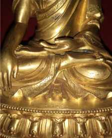 金铜佛像的铸造方法 金铜佛坐像