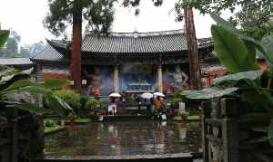 鸡足山寺庙里的佛像 鸡足山 寺庙