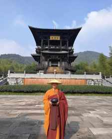 九华山广空大师 九华山广海法师