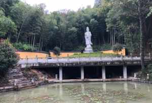 安庆迎风寺的建筑特色是什么 咸宁潜山观音像