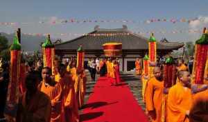 寺院动工仪式 寺院奠基仪式报道