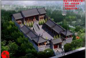 寺庙建筑结构图 寺庙结构图