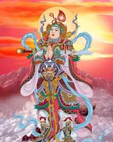 藏传菩萨心咒 西藏很多地方都挂着五彩的经幡，是有什么意义吗