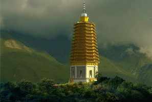 亚洲最大人造寺庙 万寿阁怎么找到三层